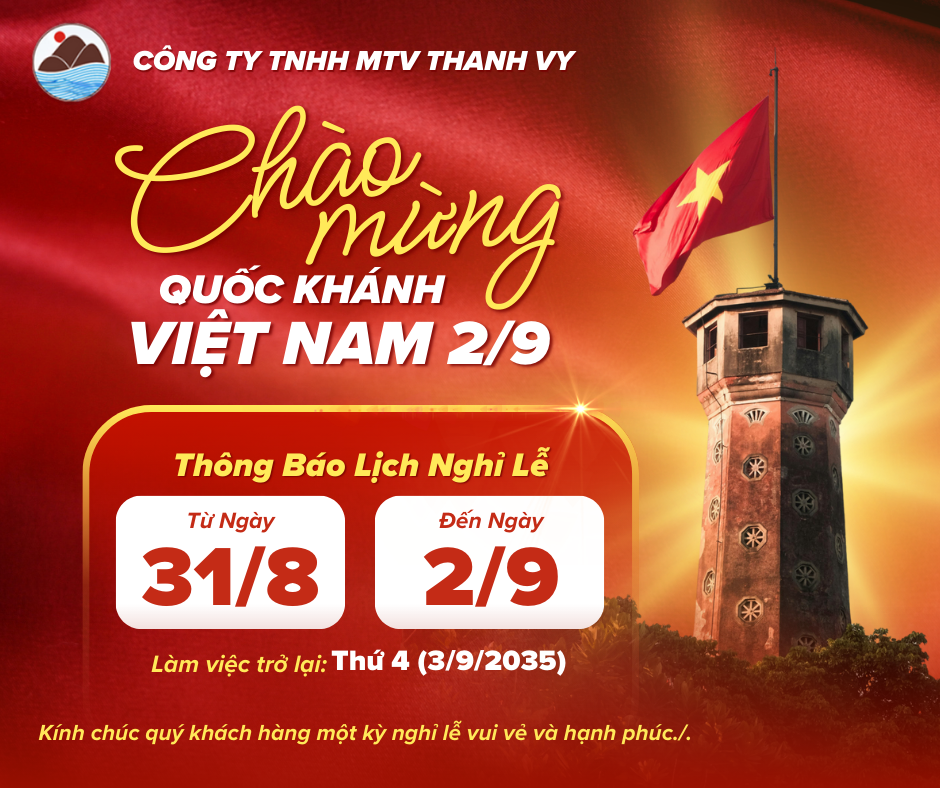 Thông báo nghỉ lễ 2/9/2025